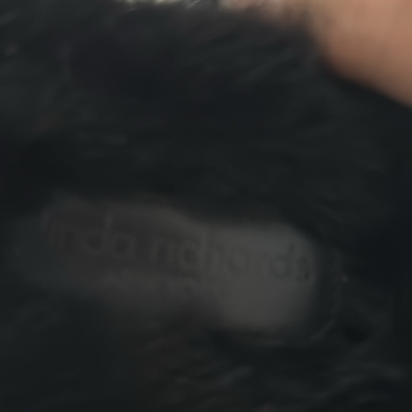 Linda Richard’s black mink slides sz 8 - Picture 5 of 5